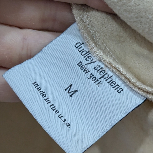 Dudley Stephens Carroll St. Terry Fleece 3/4 Sleeve Top In Nude - Picture 4 of 8